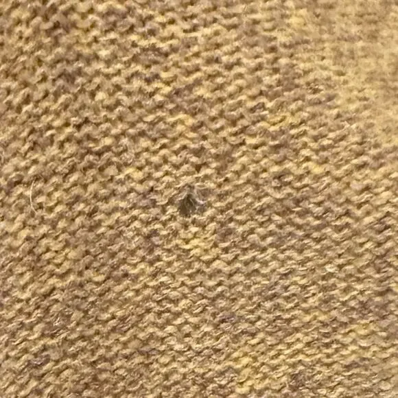 Anthropologie Meguro River Puff Sleeve Cardigan Mustard Yellow Wool Blend Large - Picture 8 of 8